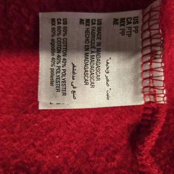 Women's Red Crewneck Sweatshirt - size pp - Picture 12 of 13